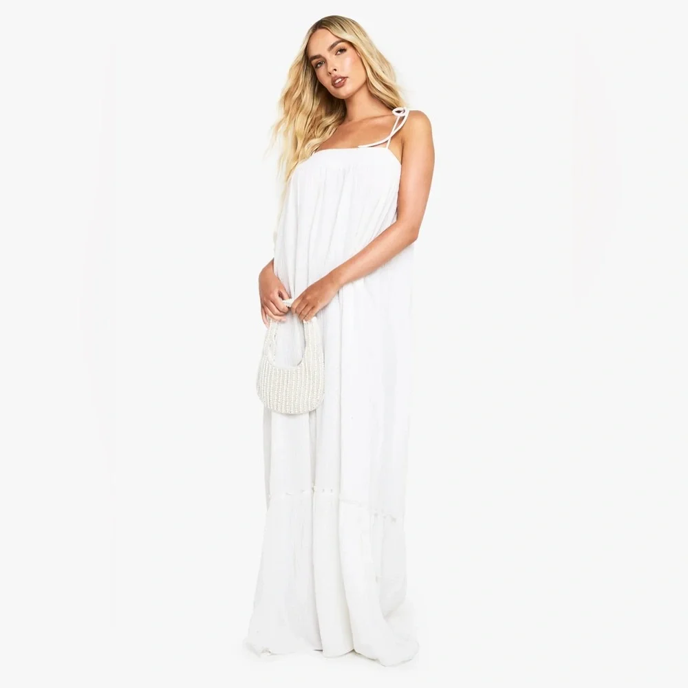 BOOHOO textured maxi dress - Picture 3 of 4